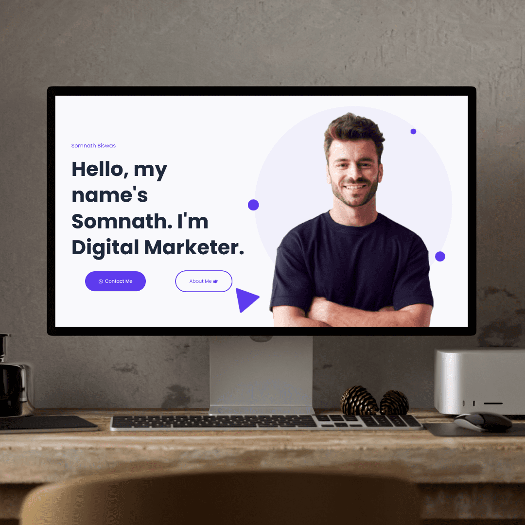 Home 6 Portfolio project of WordPress website by Najir Uddin in Sylhet